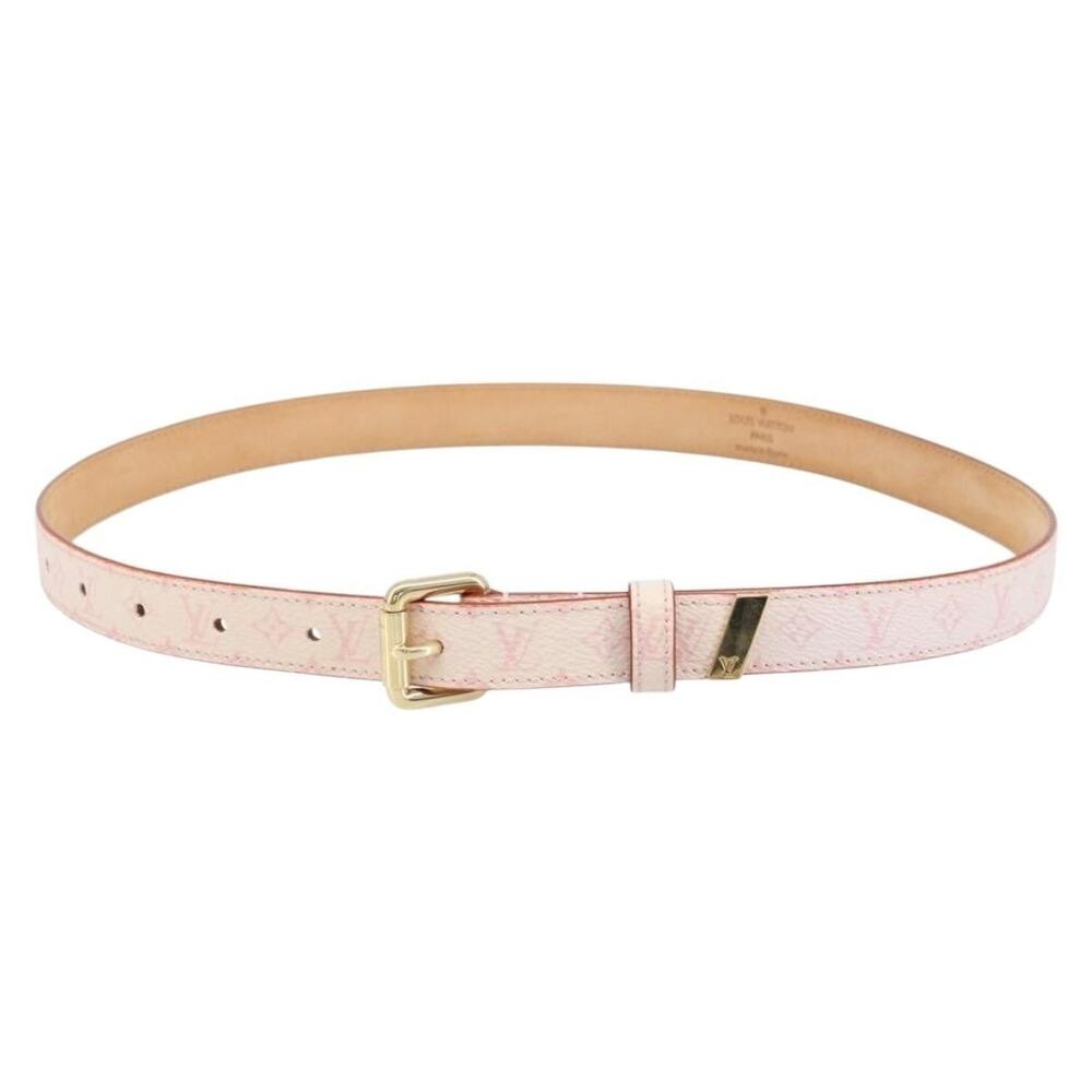 Louis Vuitton Monogram Cherry Blossom Ceinture Belt Brown